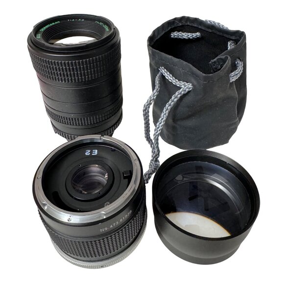 Quantaray 85-210mm F/3.8-4.7 Telephoto Lens Set With Auto 2X Converter & Bag - Picture 12 of 16